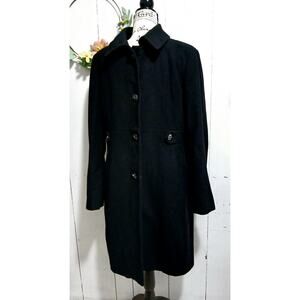 Calvin Klein Wool Coat Long Women